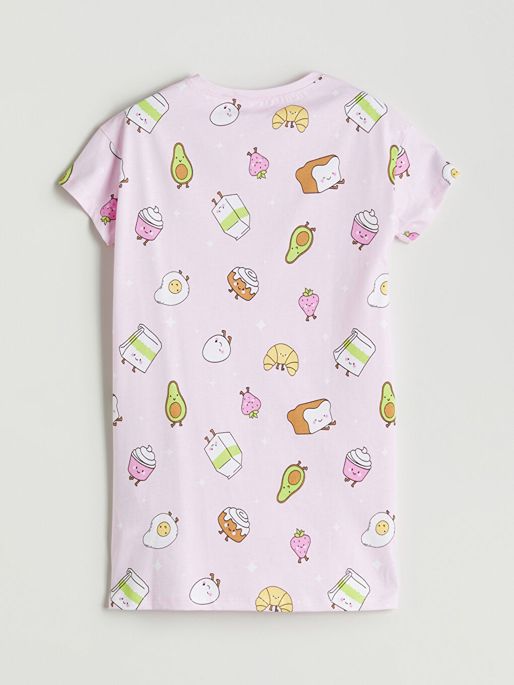 Crew Neck Girls' Nightgown -S5QH31Z4-LT4
