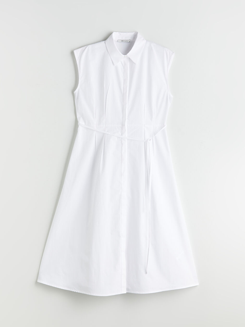 Woman WHITE Shirt Dress -S5QH39Z8-Q6K