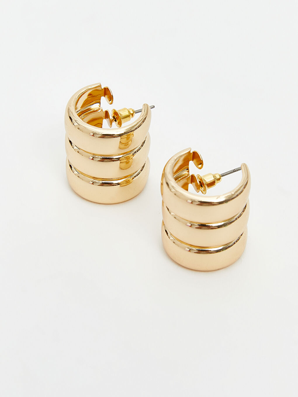 Sarı Kadın Küpe Seti 5'li-1