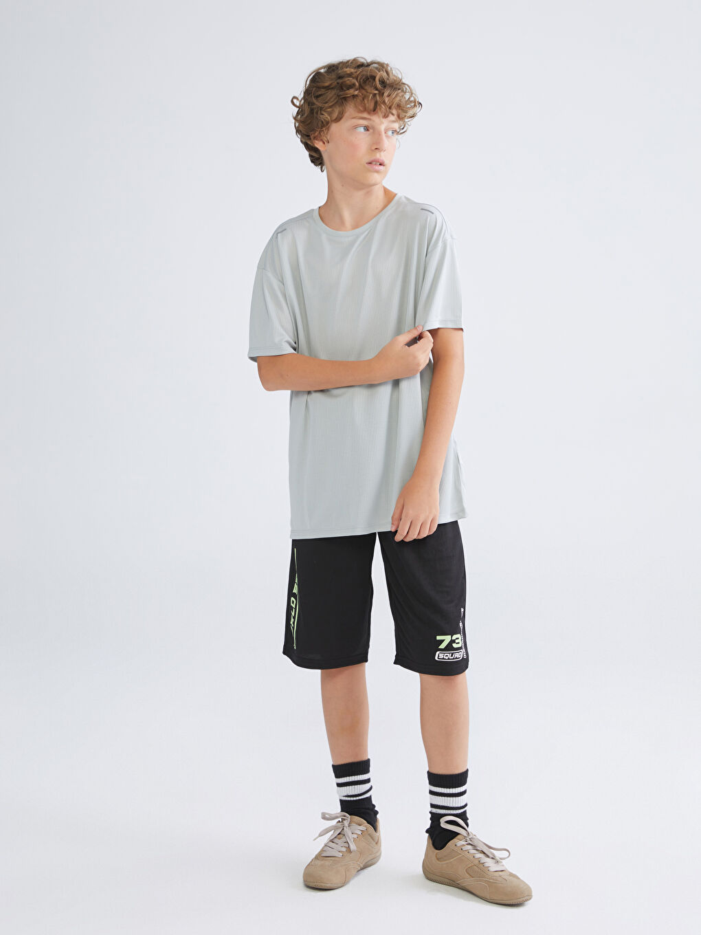 LCW Kids Boy GREEN T-Shirt -S5QH76Z4-YQW