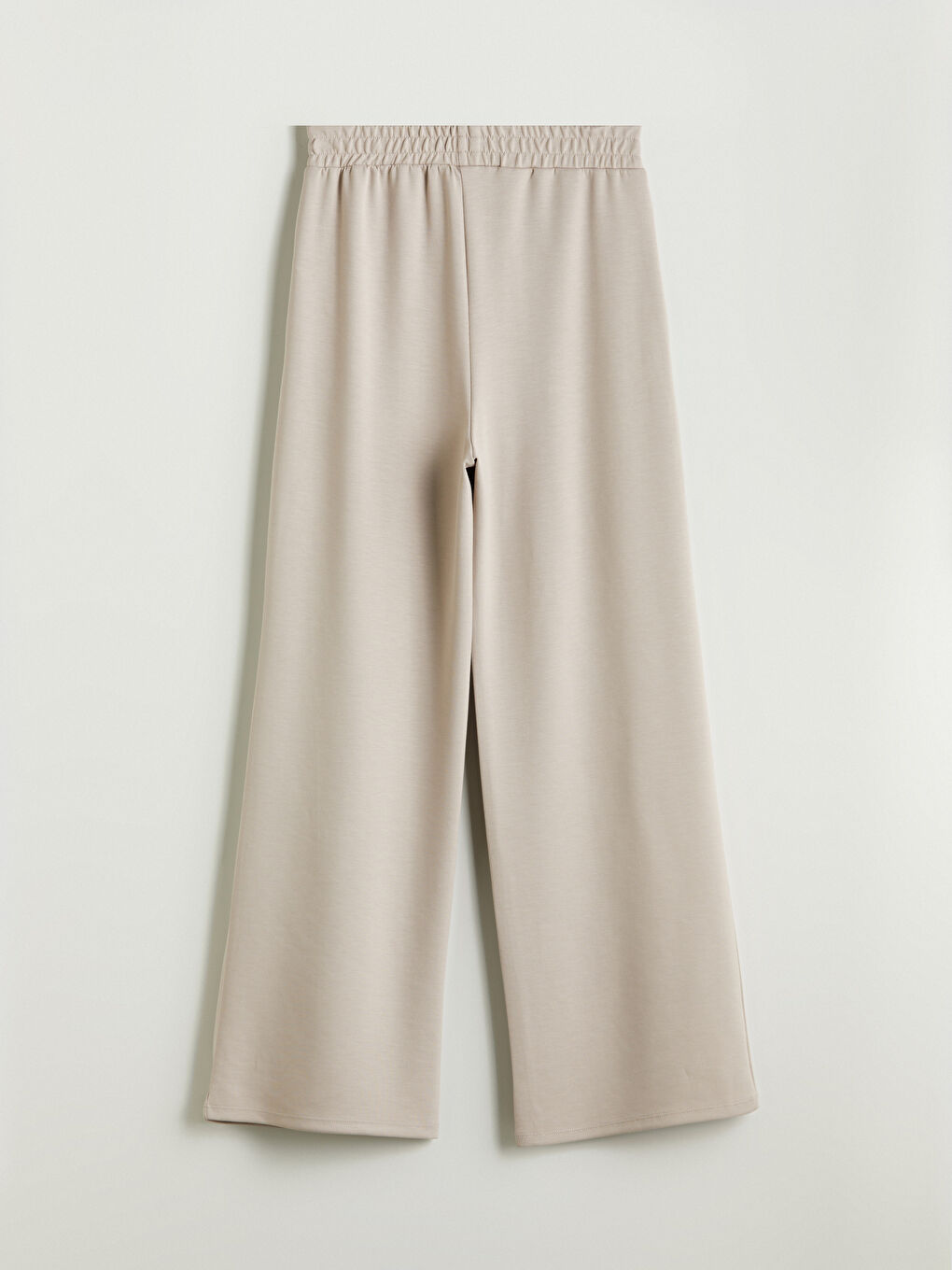 Gri Beli Lastikli Kadın Pantolon-5