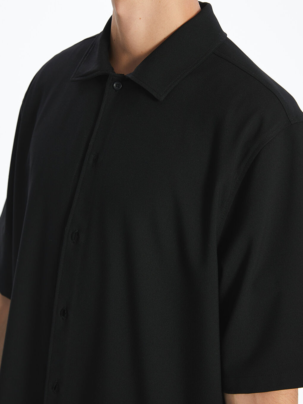 Relaxed Fit Short Sleeve Men's Shirt -S5QI46Z8-RQL
