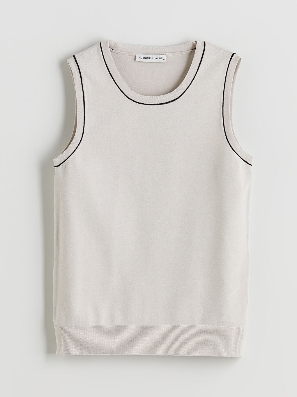 Crew Neck Women's Knitwear Tank Top -S5QI54Z8-CXU