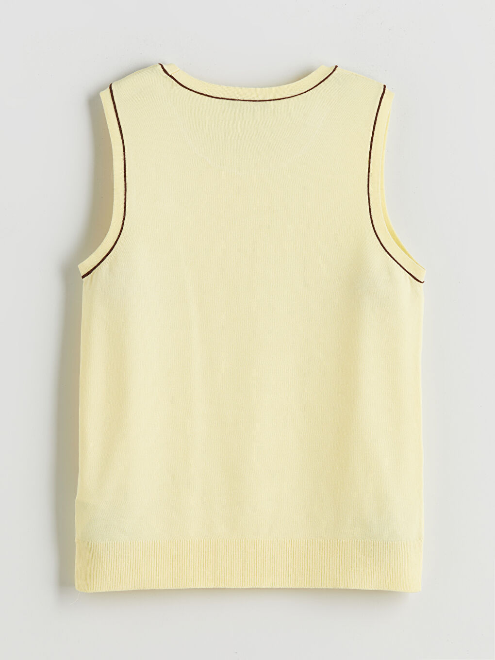 Crew Neck Women's Knitwear Tank Top -S5QI54Z8-DR8
