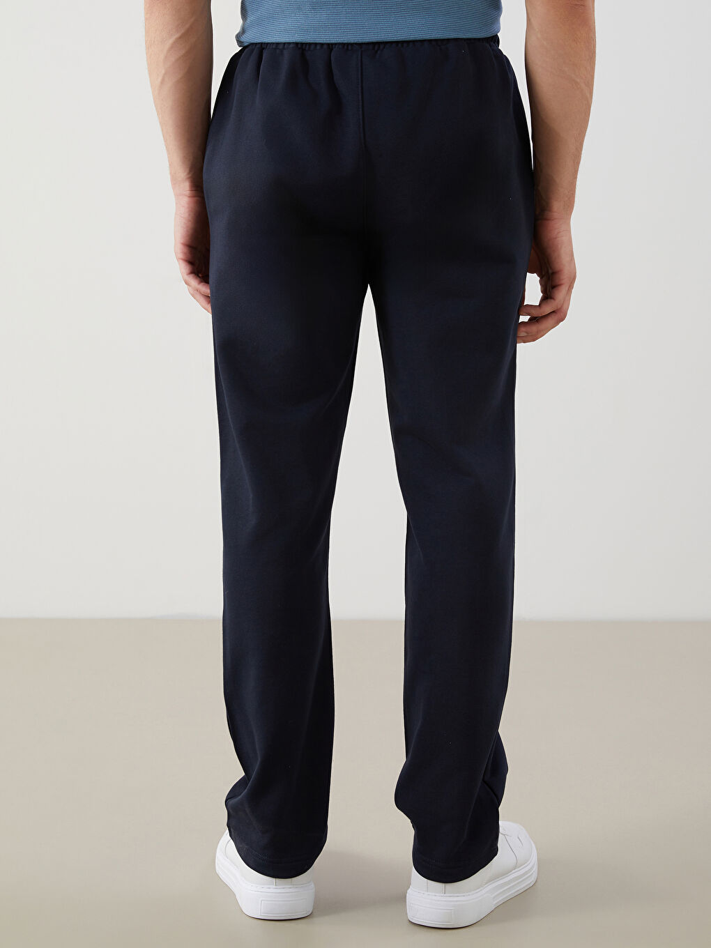 Lacivert Standart Kalıp Erkek Eşofman Altı-7