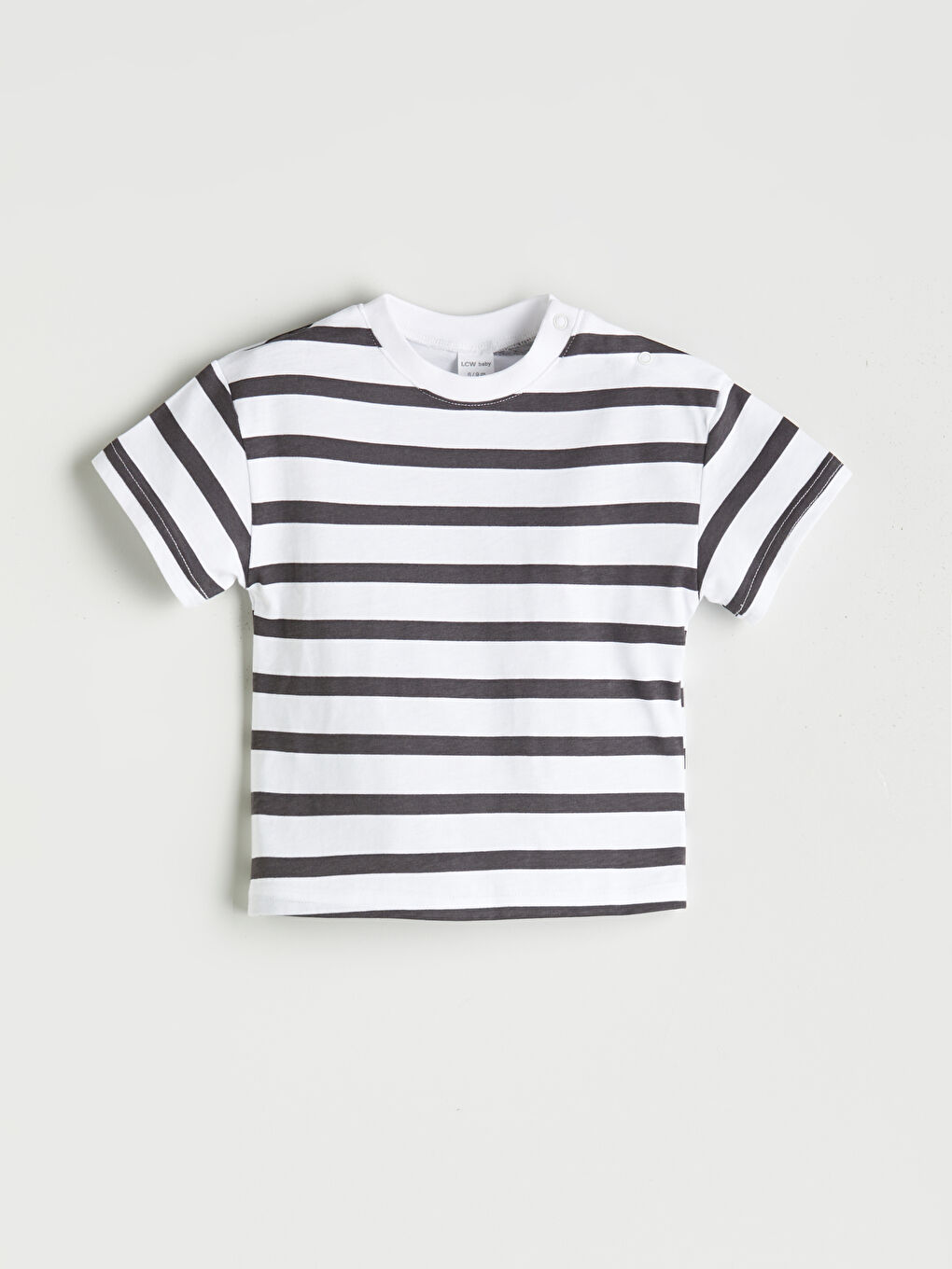 Ekru Çizgili Erkek Bebek Takım 3'lü-3