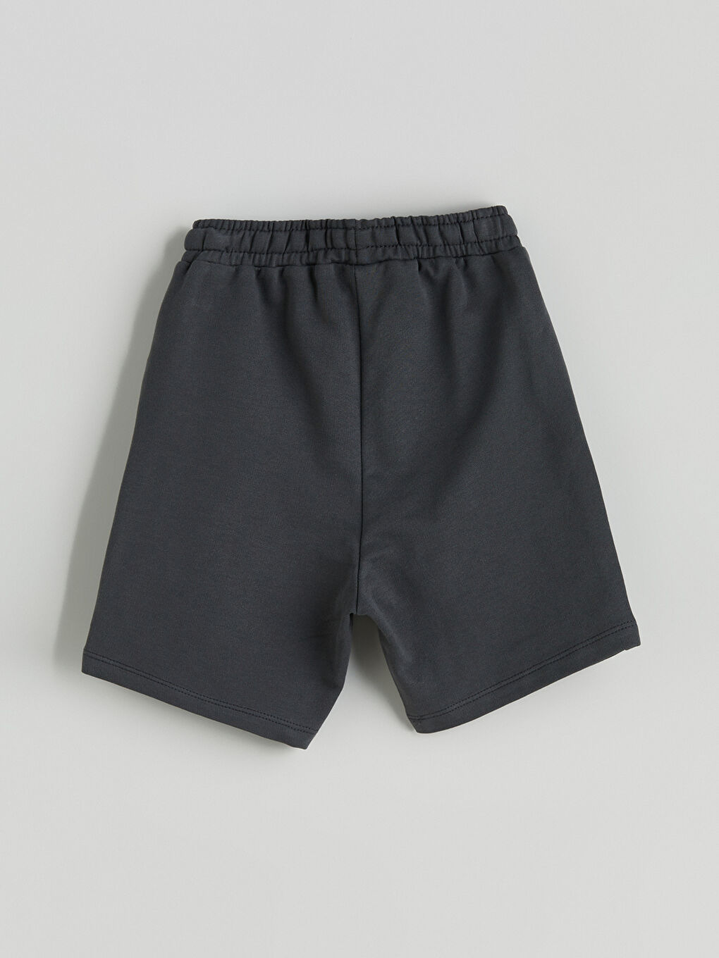 Antrasit Beli Lastikli Erkek Çocuk Şort-1