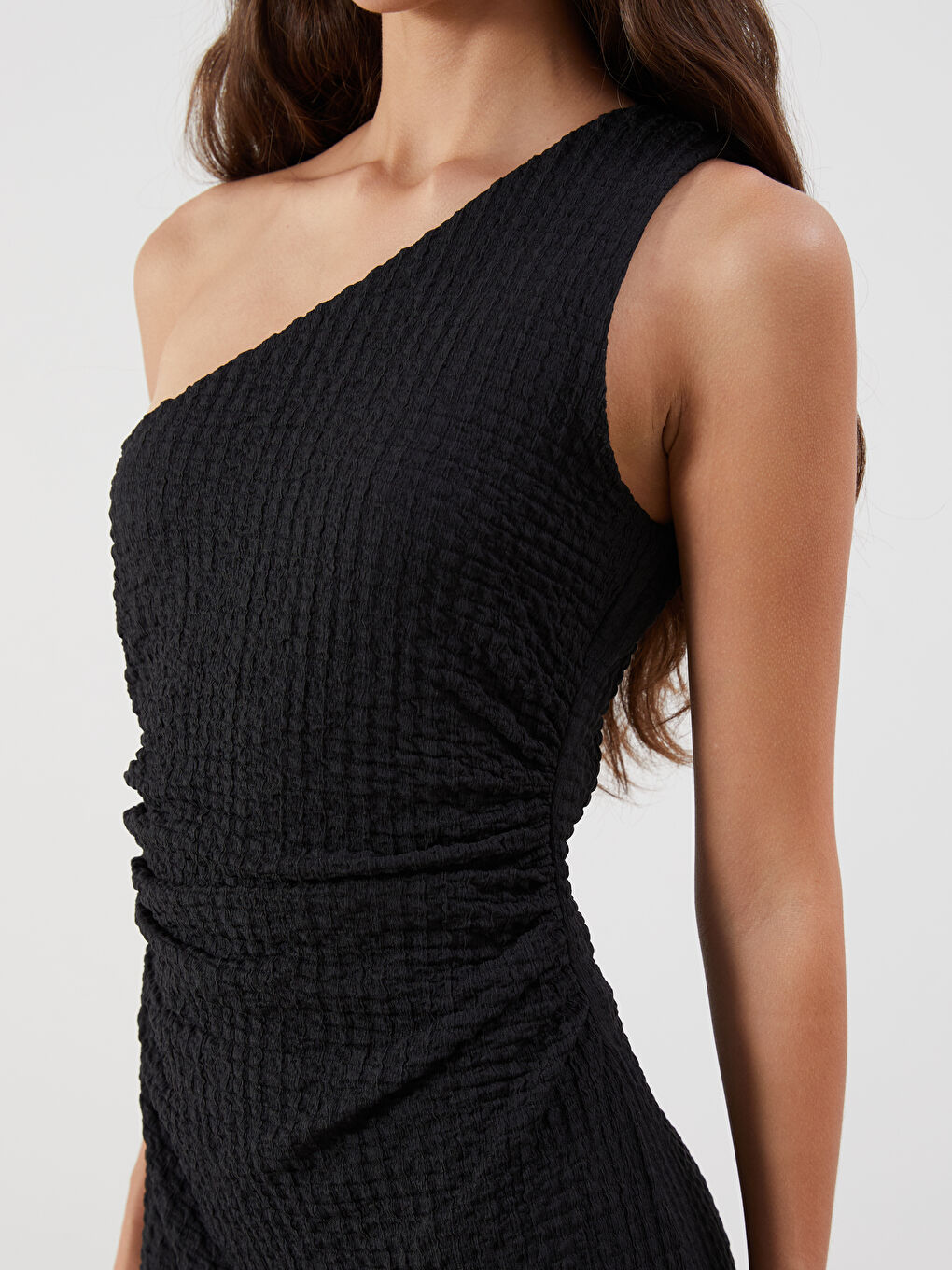 LCW Vision Woman BLACK Dress -S5QJ23Z8-CVL