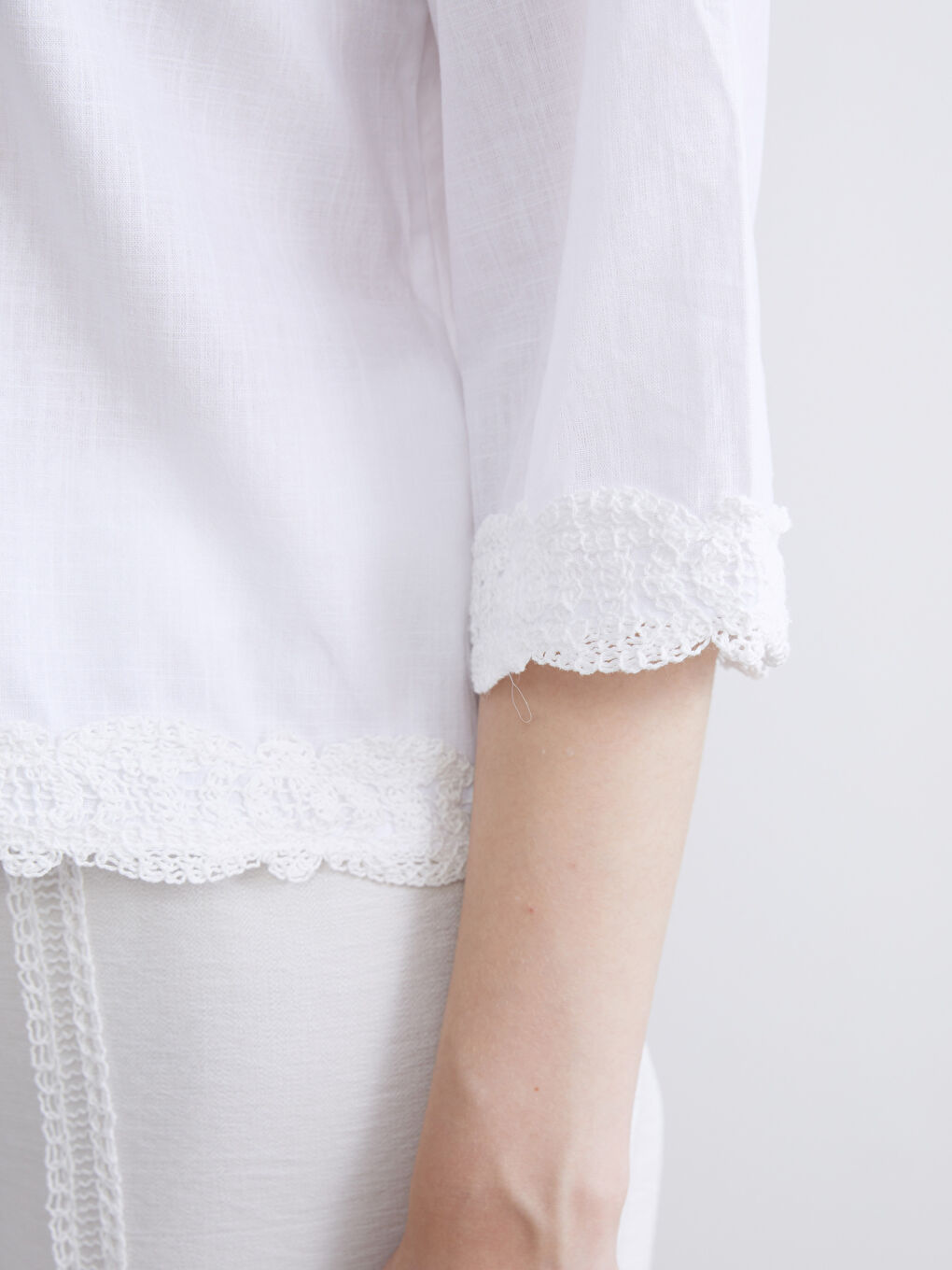 Lace Detailed Women's Shirt-2