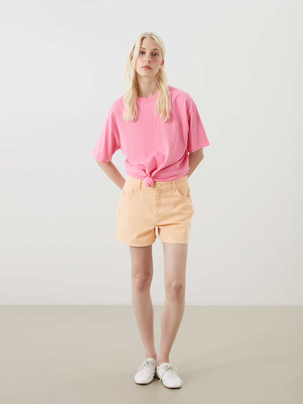 Regular Fit Women's Denim Shorts -S5QJ68Z8-GA0