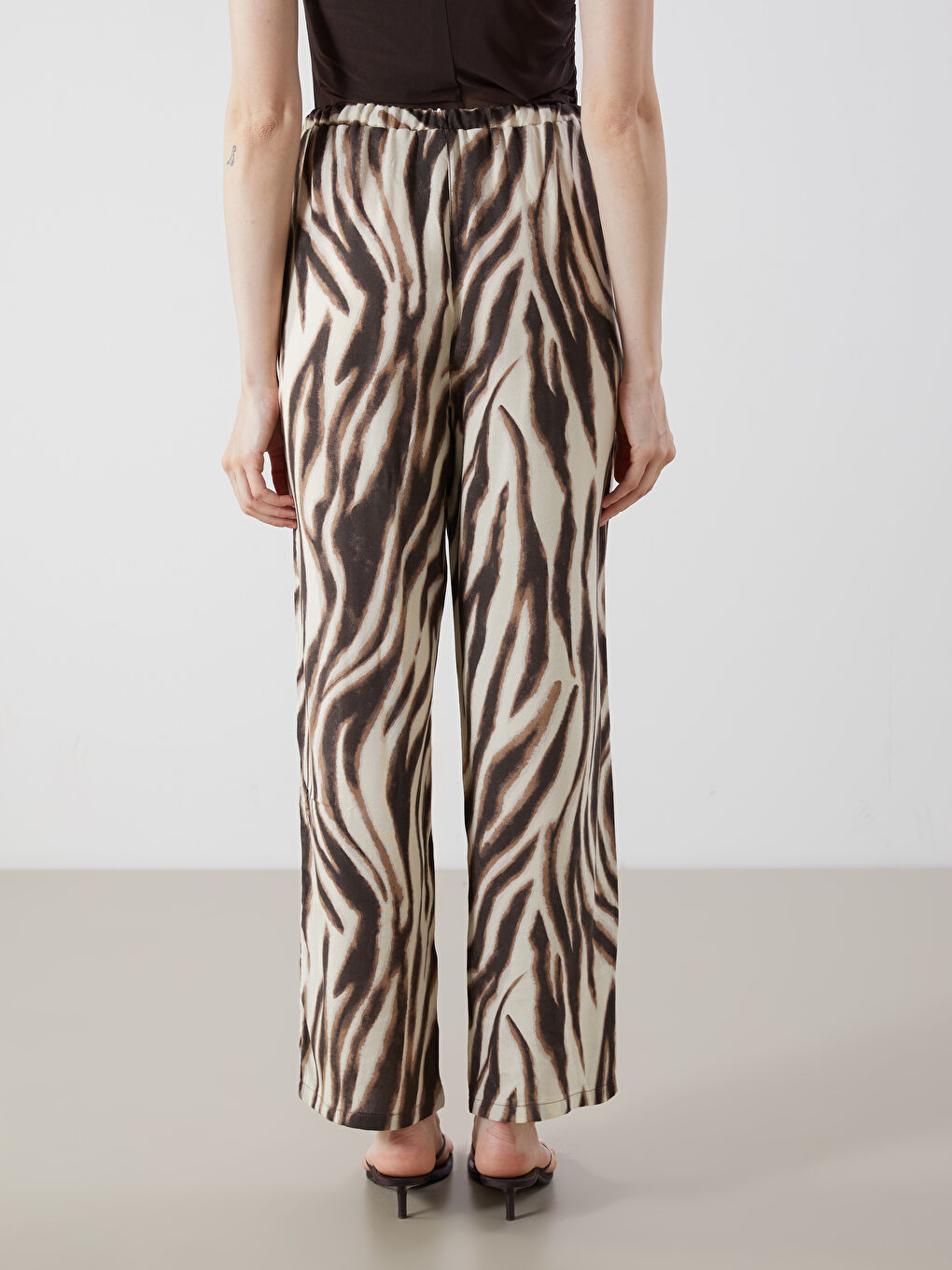 Woman BROWN Trousers -S5QJ79Z8-LQY