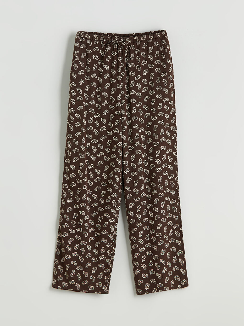 Elasticated Waist Patterned Women's Trousers -S5QJ79Z8-LQZ
