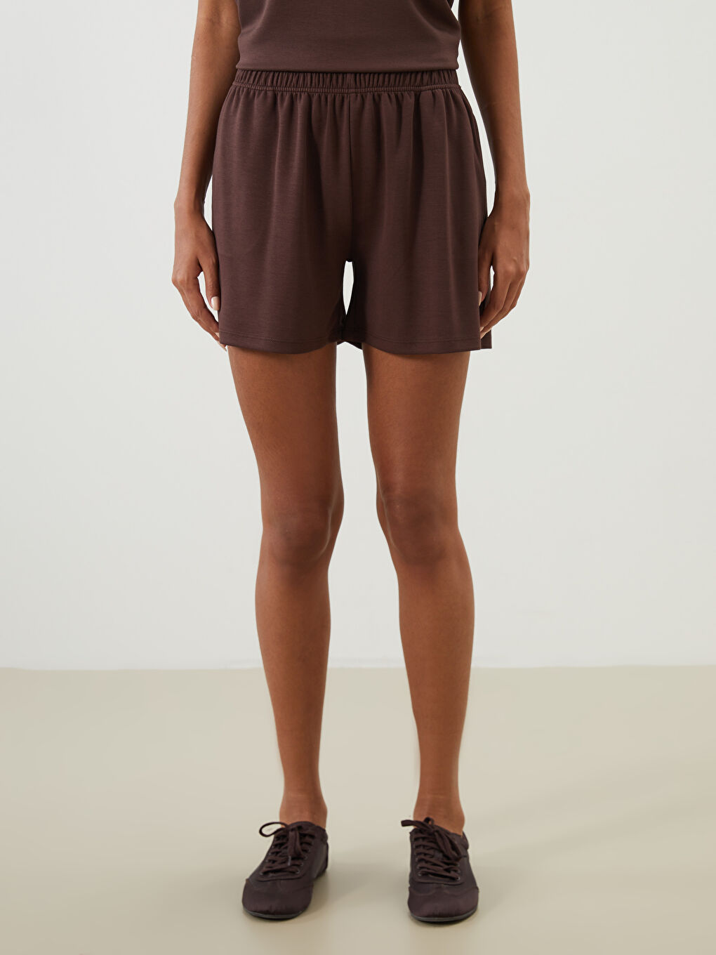 Elasticated Waist Women's Shorts -S5QK01Z8-HJZ