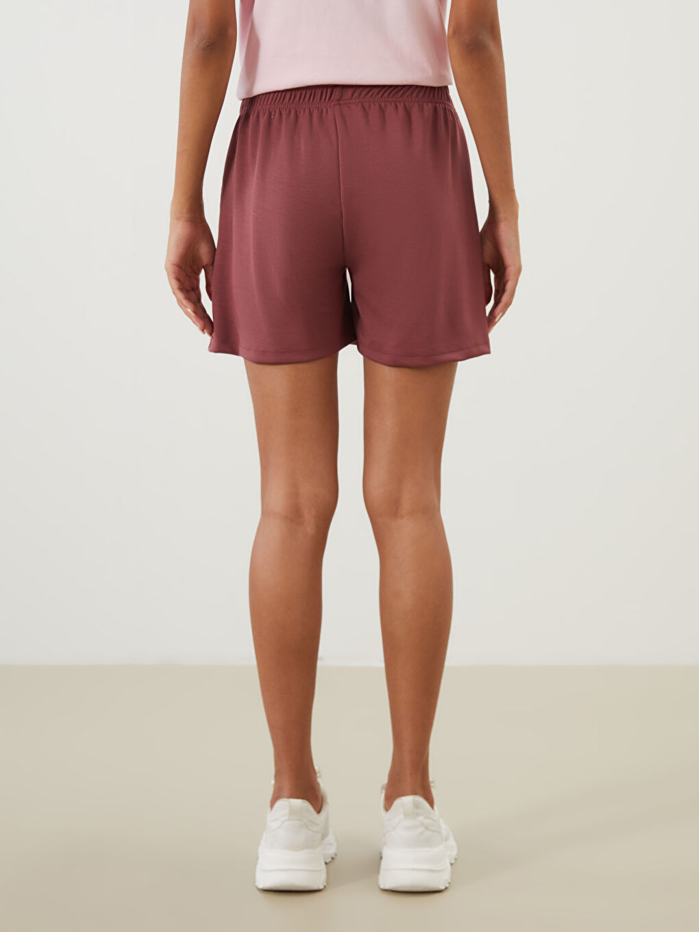 Elasticated Waist Women's Shorts -S5QK01Z8-RYJ