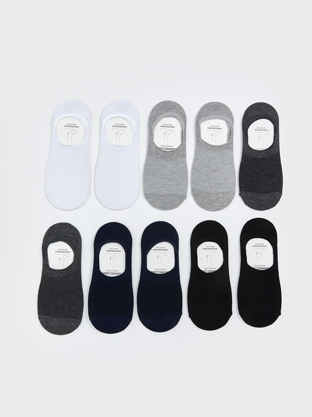 Men's Invisible Socks 10-packs -S5QK15Z8-K00