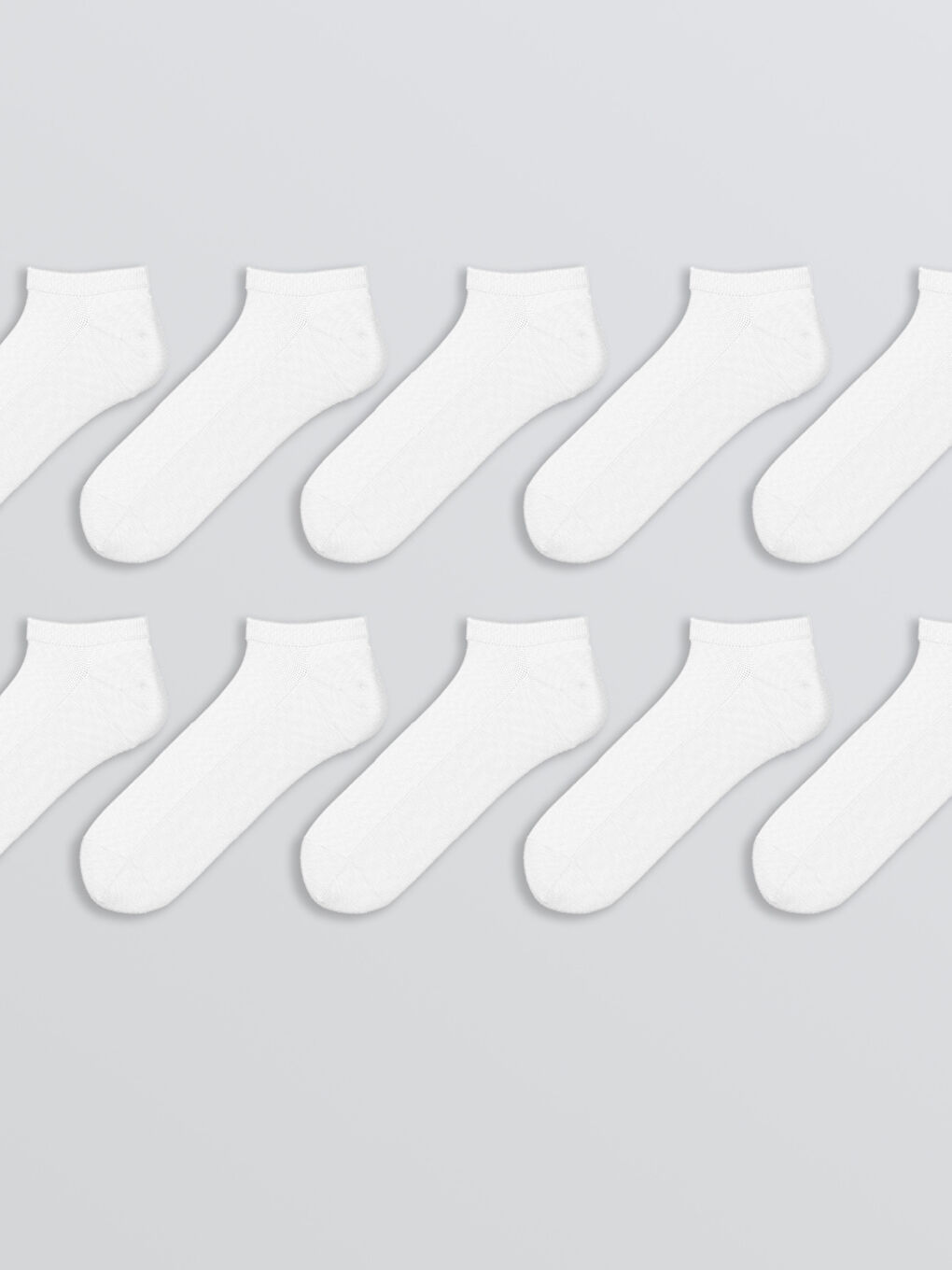 LCW ACCESSORIES Men's Trainer Socks 10-packs -S5QK23Z8-JYX