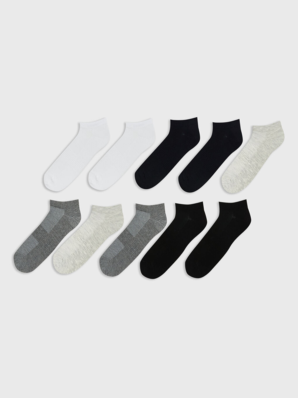 LCW ACCESSORIES Men's Trainer Socks 10-packs -S5QK23Z8-K00