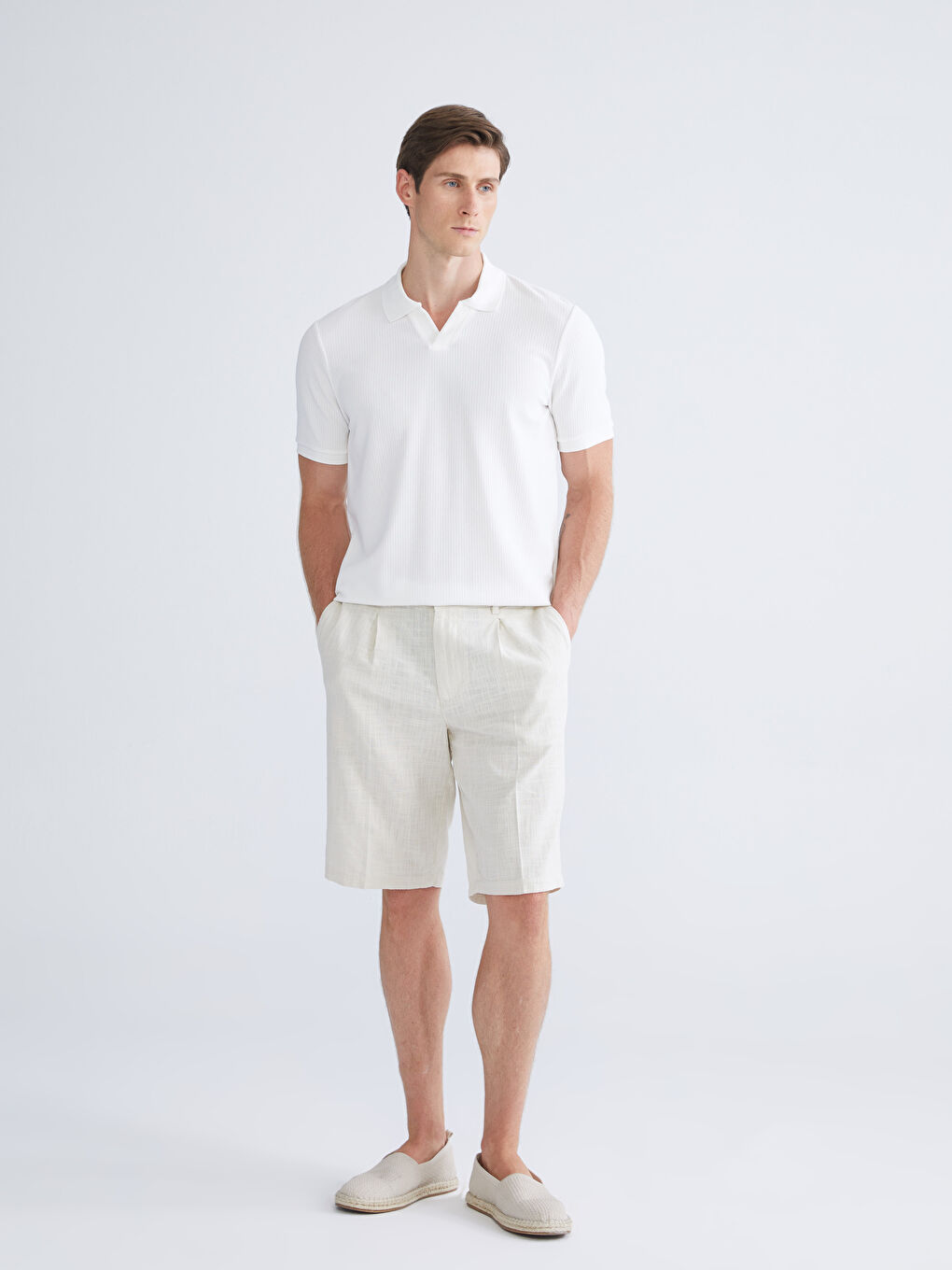 SOUTHBLUE Standard Fit Poplin Men's Shorts -S5QK25Z8-CR8
