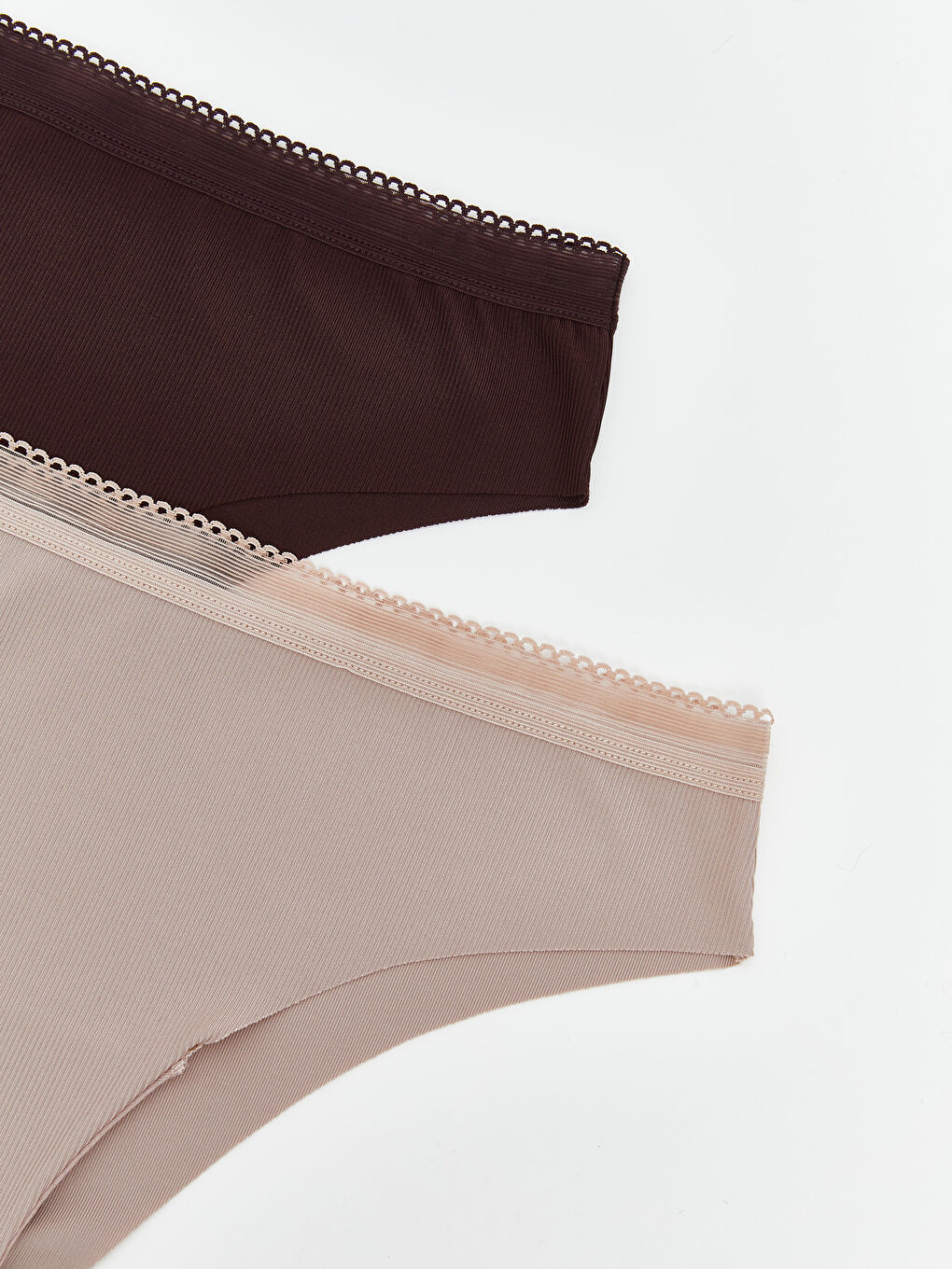 Pembe Düz Brazilian Külot 2'li-2