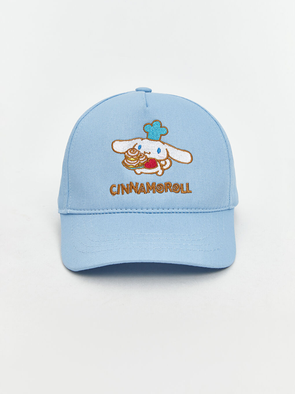 Mavi Hello Kitty Baskılı Kız Çocuk Kep Şapka