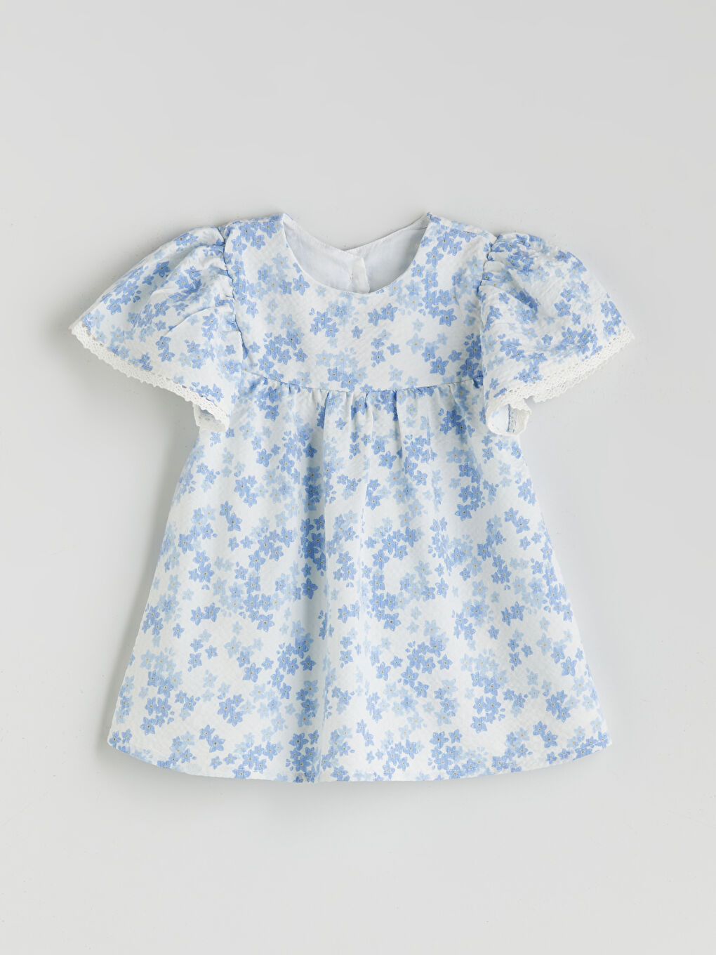 Crew Neck Floral Baby Girls' Dress -S5QK56Z1-LRA