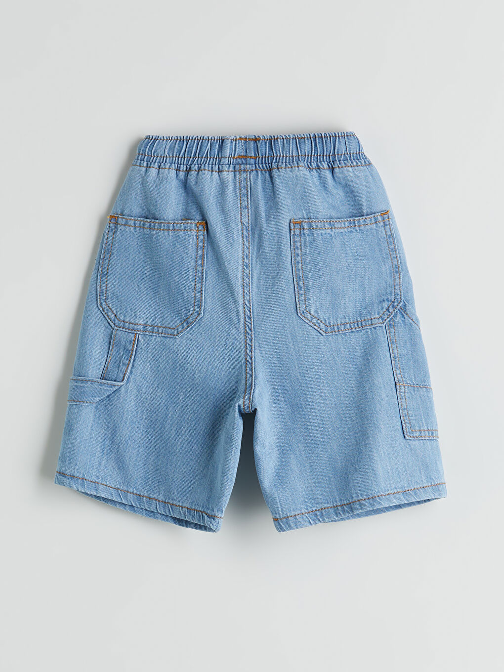 Boys' Elastic Waist Denim Shorts -S5QK74Z1-311