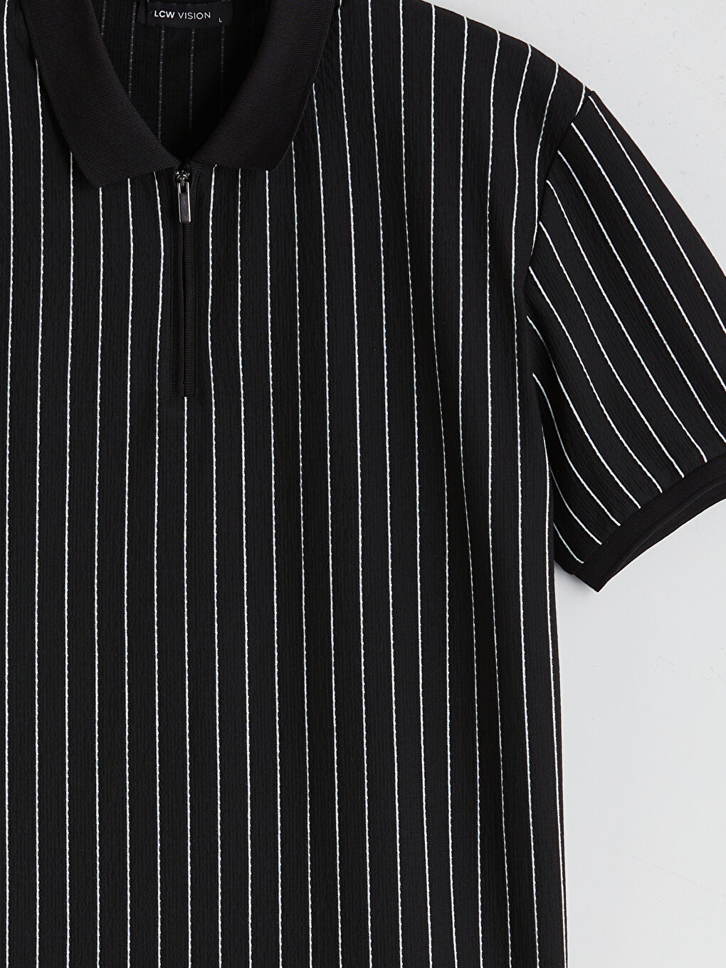 LCW Vision Patterned Men's Polo Neck T-Shirt -S5QK86Z8-LEG
