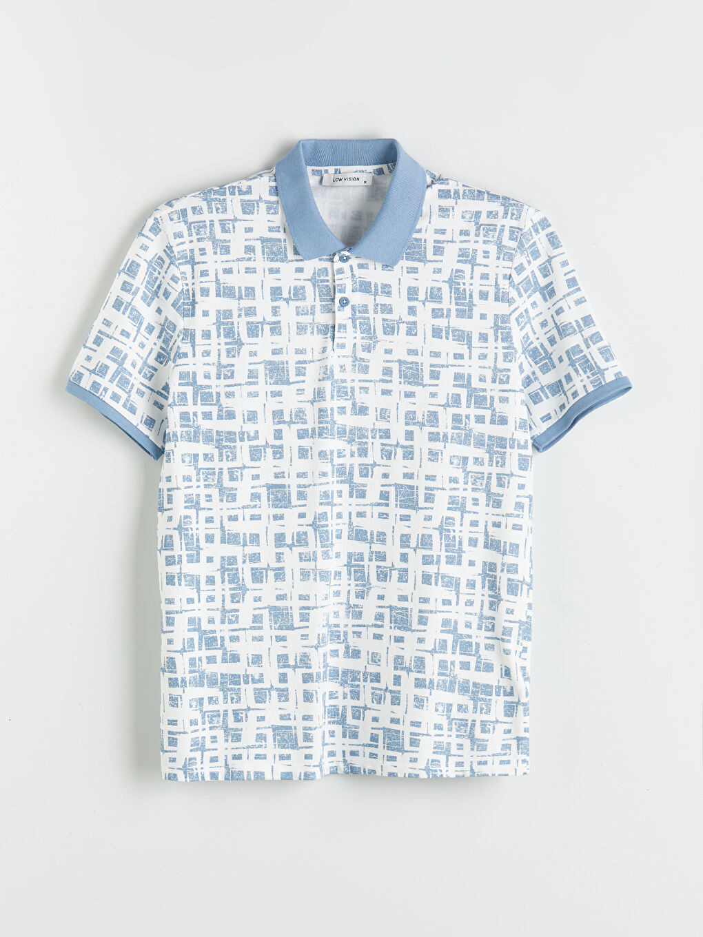 LCW Vision Patterned Men's Polo Neck T-Shirt -S5QK86Z8-LFL