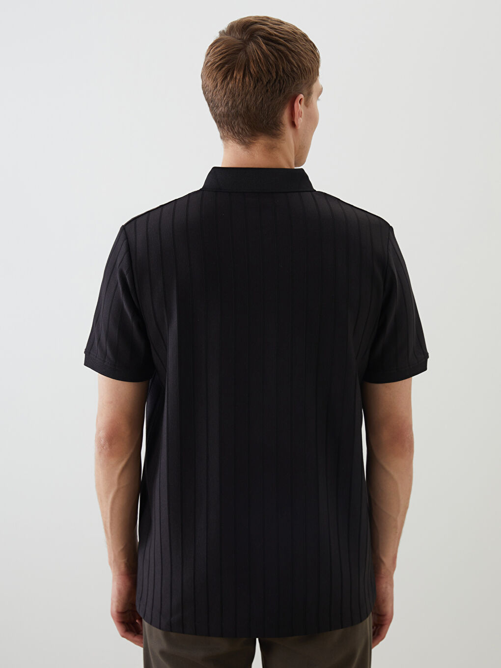 LCW Vision Men's Polo Neck T-Shirt -S5QK89Z8-CVL