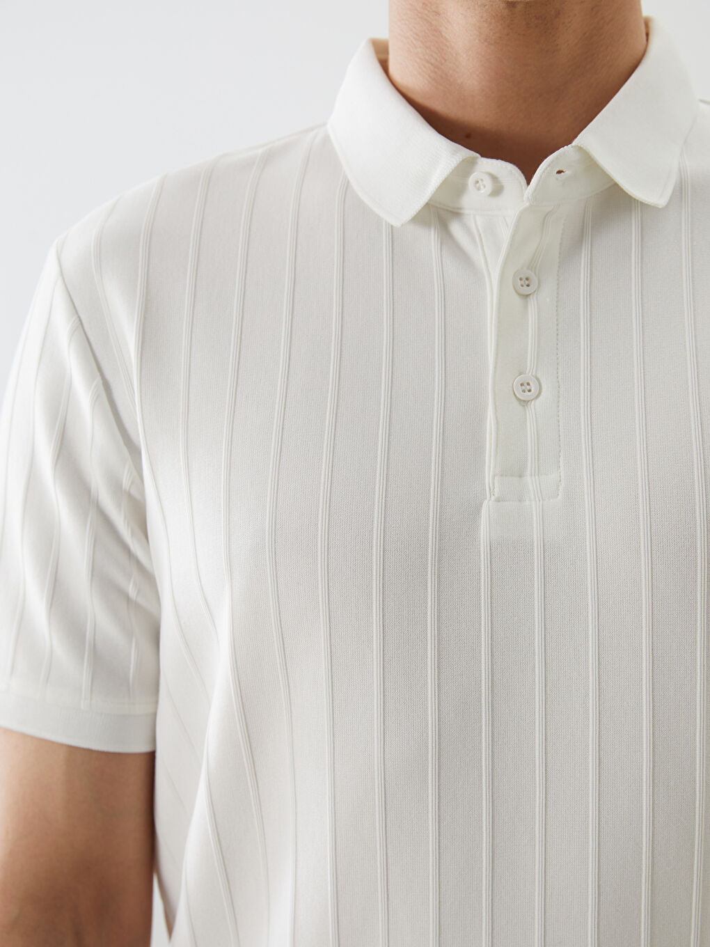 LCW Vision Men's Polo Neck T-Shirt -S5QK89Z8-R9J