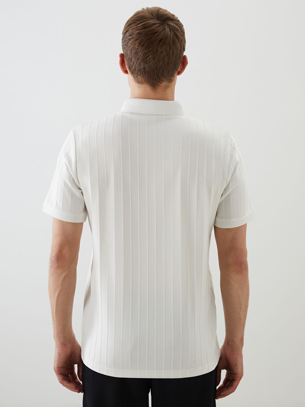 LCW Vision Men's Polo Neck T-Shirt -S5QK89Z8-R9J