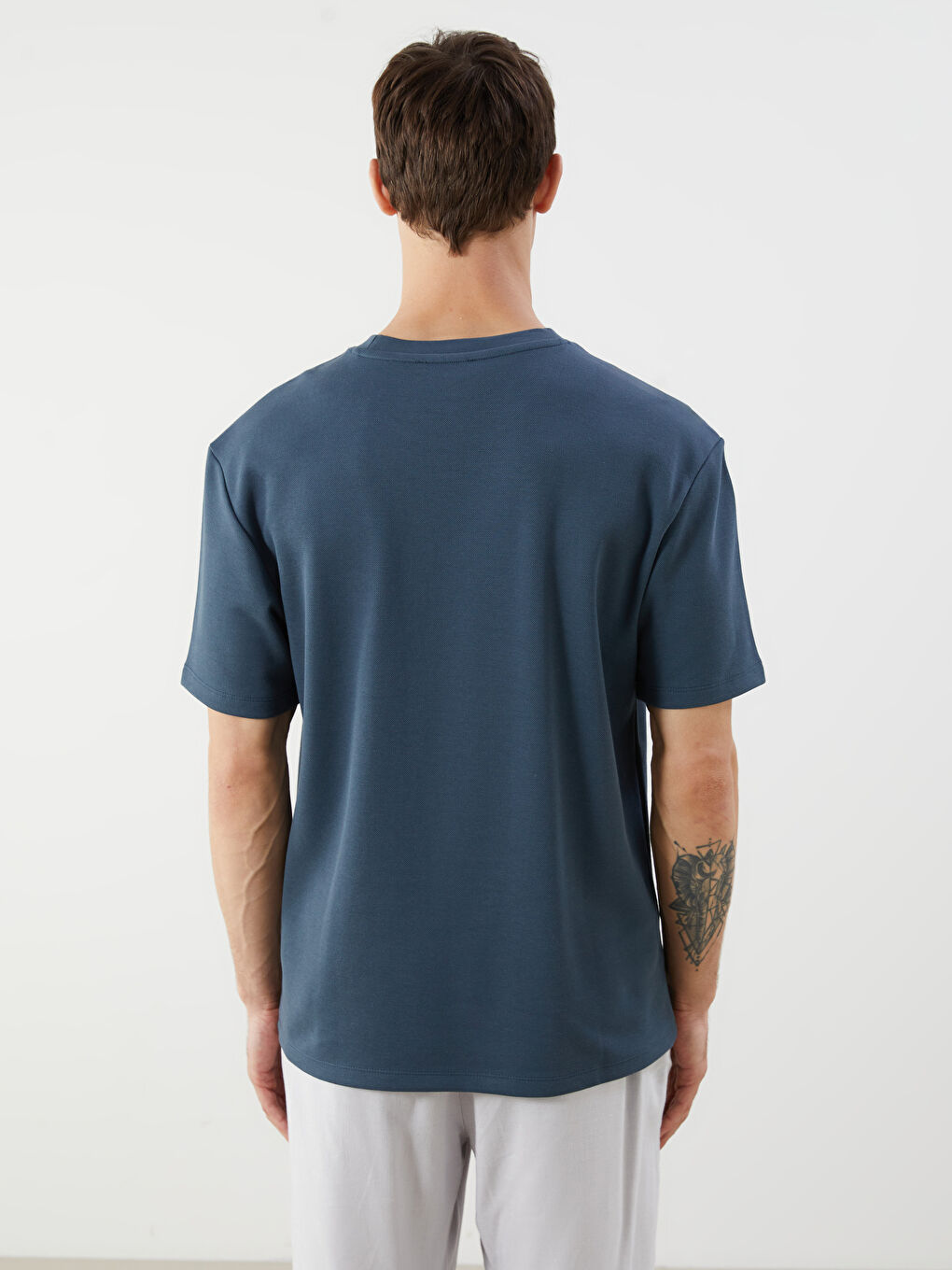 LCW Vision Man PETROL T-Shirt -S5QK91Z8-CZP