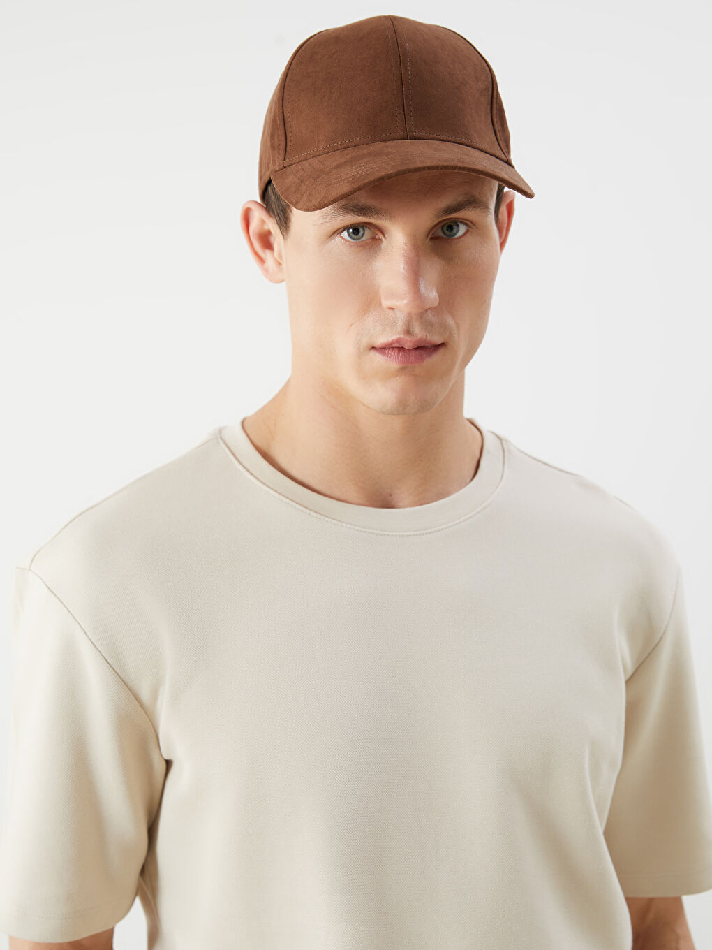 LCW Vision Man BEIGE T-Shirt -S5QK91Z8-DS3