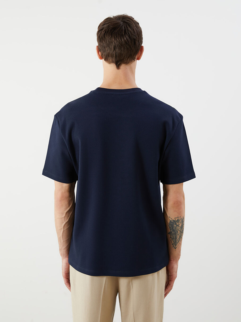LCW Vision Man NAVY T-Shirt -S5QK91Z8-RFH