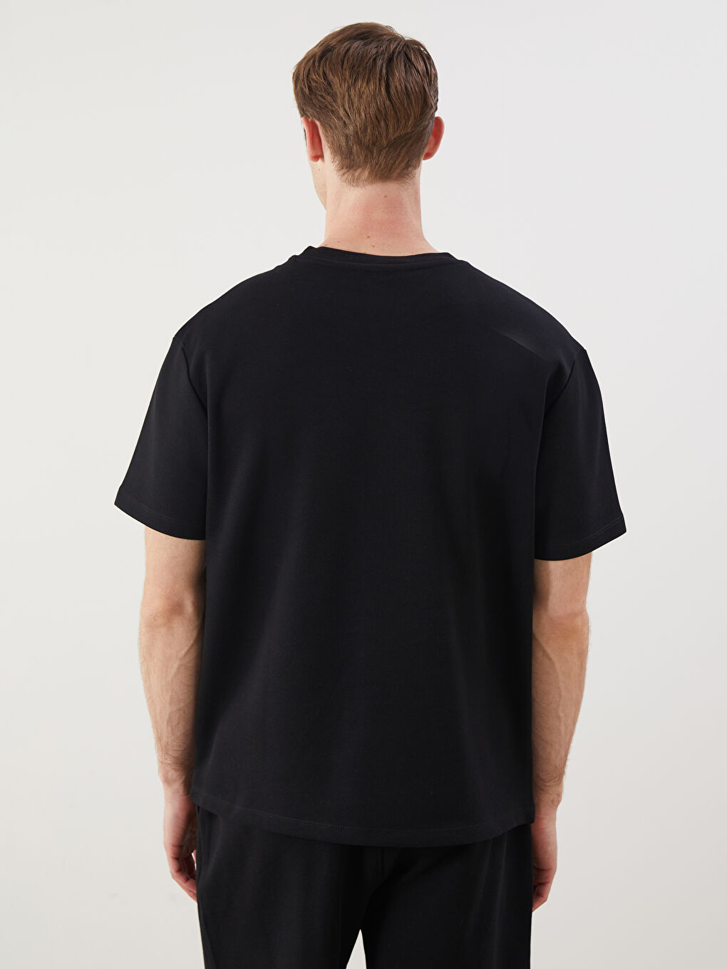 LCW Vision Man BLACK T-Shirt -S5QK91Z8-CVL