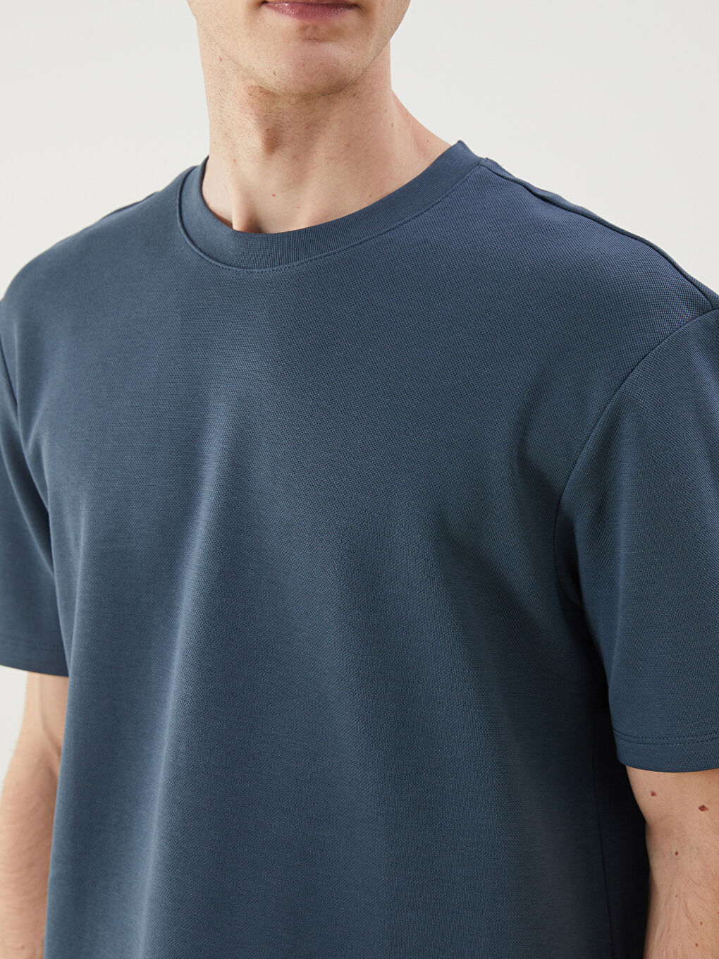 LCW Vision Man PETROL T-Shirt -S5QK91Z8-CZP