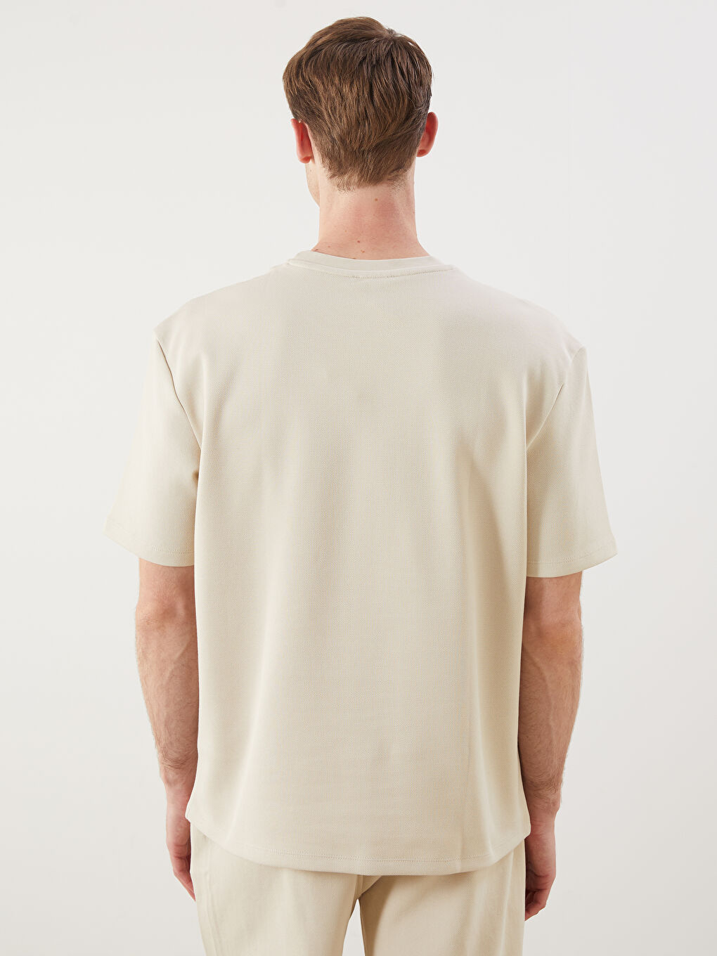 LCW Vision Man BEIGE T-Shirt -S5QK91Z8-DS3