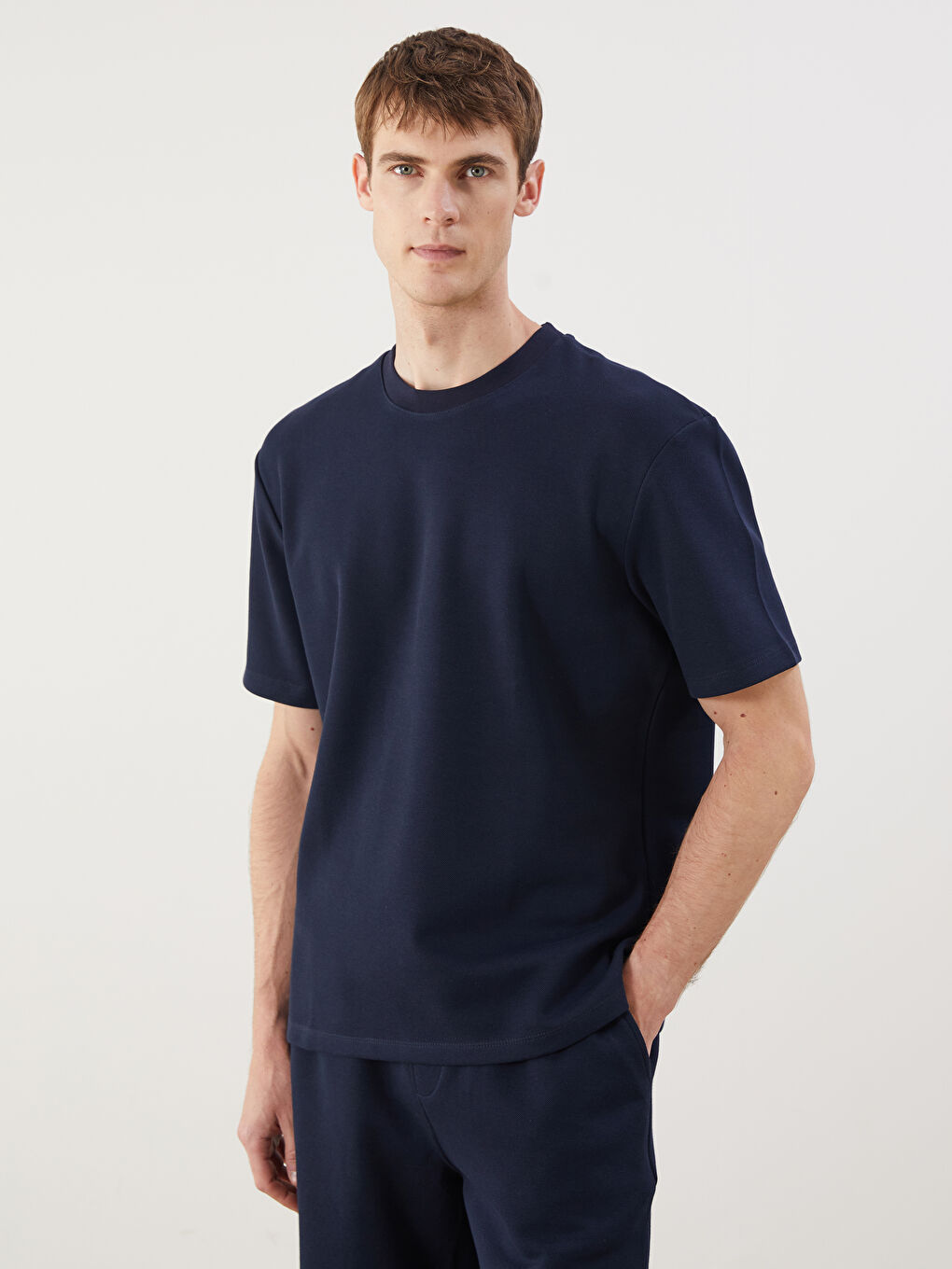 LCW Vision Man NAVY T-Shirt -S5QK91Z8-RFH