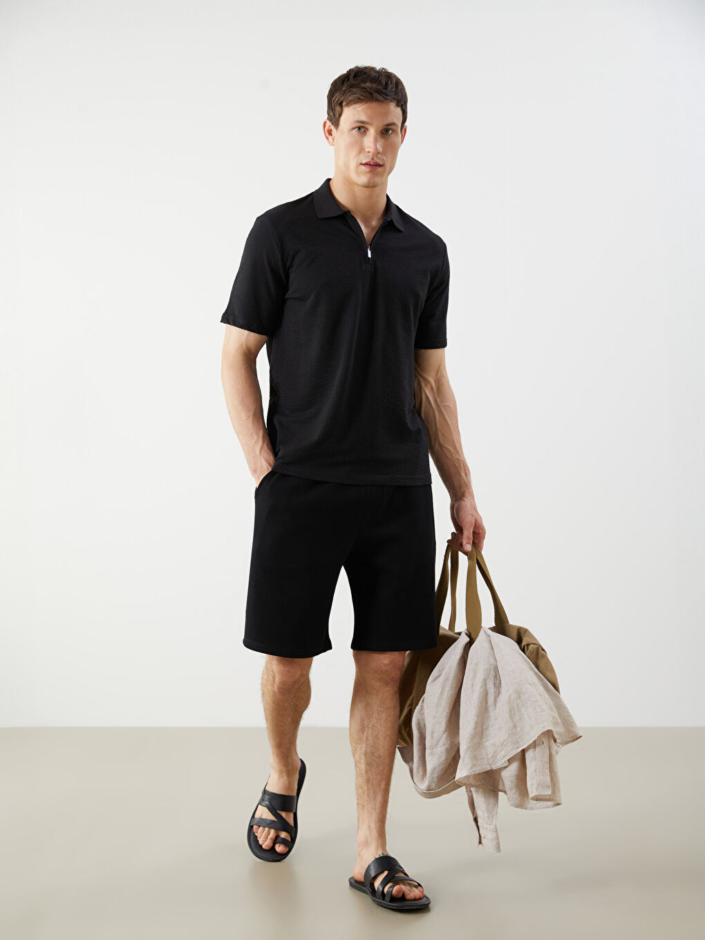 LCW Vision Standard Fit Men's Shorts -S5QK93Z8-CVL