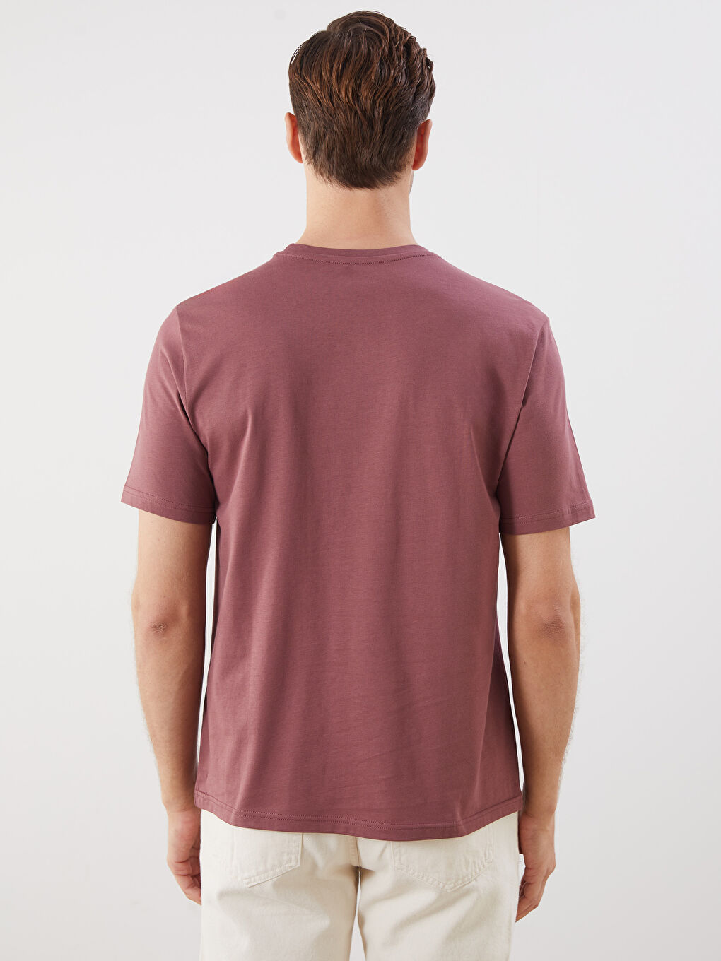 LCWAIKIKI Classic Crew Neck Printed Jersey Men's T-Shirt -S5QK99Z8-H8W