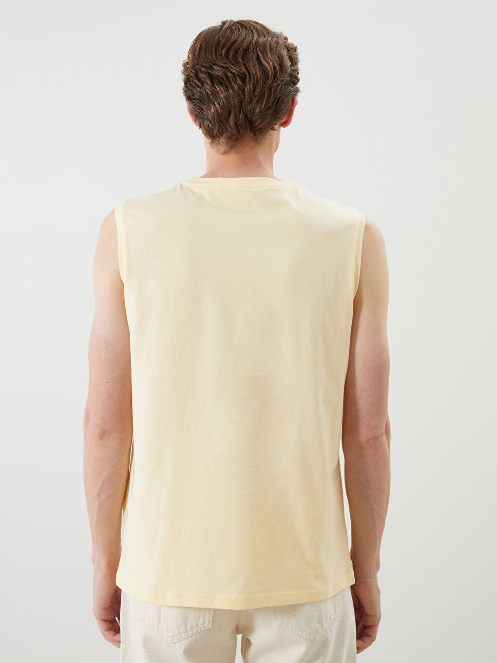 LCWAIKIKI Classic Crew Neck Printed Men's Sleeveless T-Shirt -S5QL03Z8-FDS