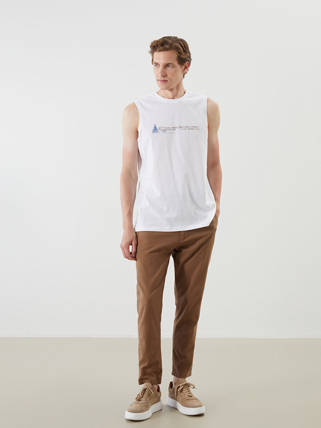 LCWAIKIKI Classic Crew Neck Printed Men's Sleeveless T-Shirt -S5QL03Z8-Q6K