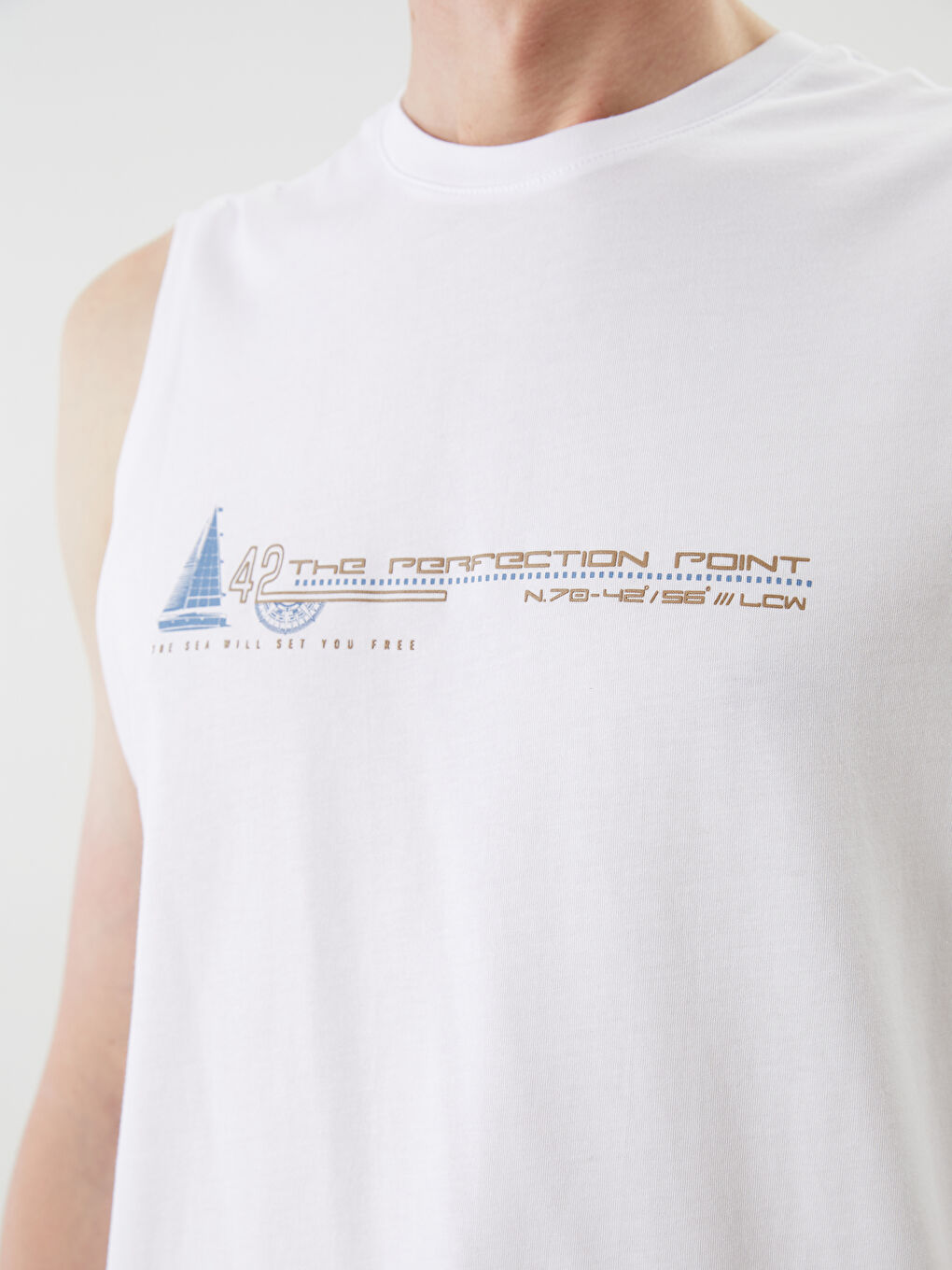 LCWAIKIKI Classic Crew Neck Printed Men's Sleeveless T-Shirt -S5QL03Z8-Q6K