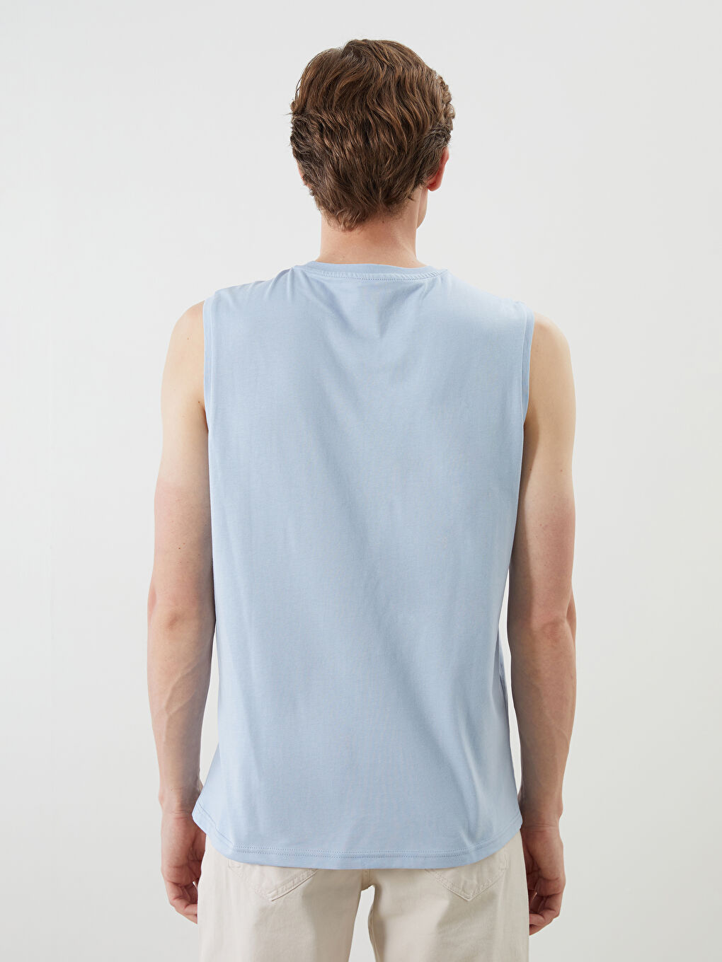 LCWAIKIKI Classic Crew Neck Printed Men's Sleeveless T-Shirt -S5QL03Z8-SXR