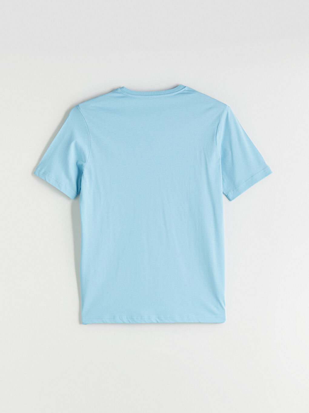 تيشيرت رجالي ياقة دائرية مطبوع جيرسي-5