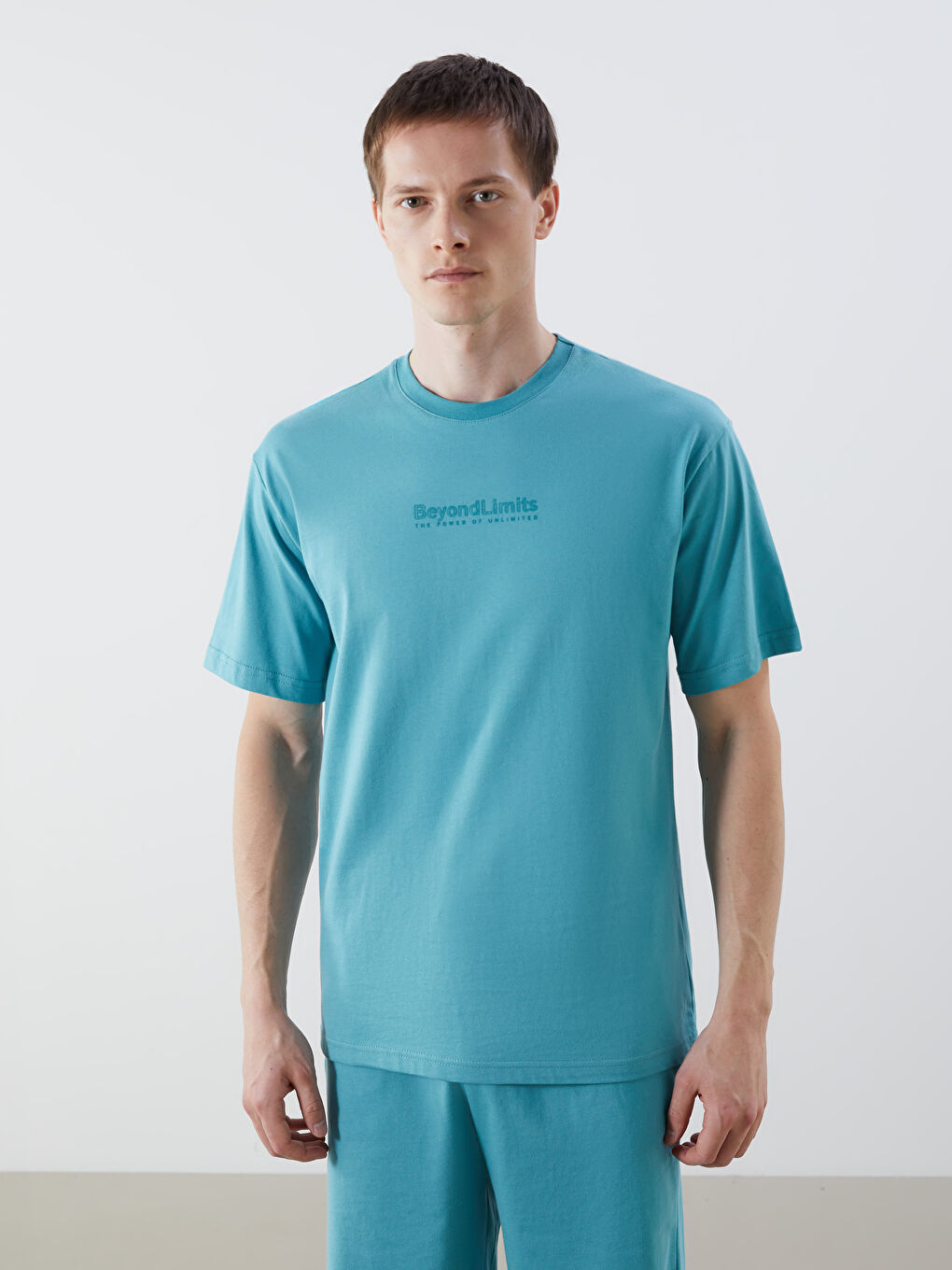 LC WAIKIKI Regular Fit Men's Short Pyjama Set -S5QL31Z8-GDC