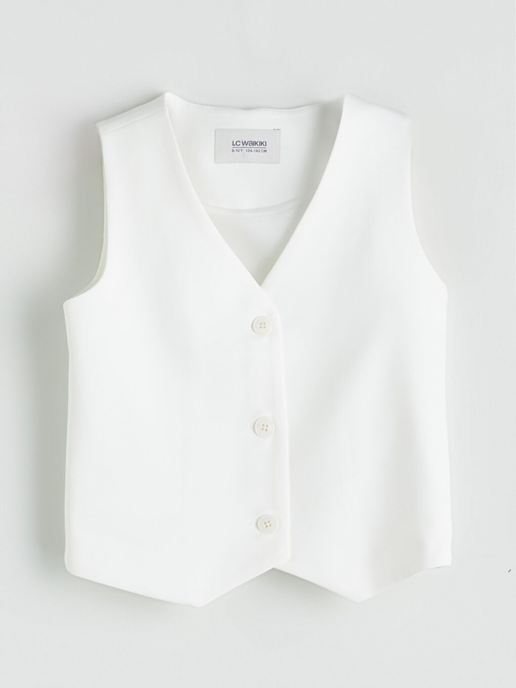 V Neck Girls' Classic Vest