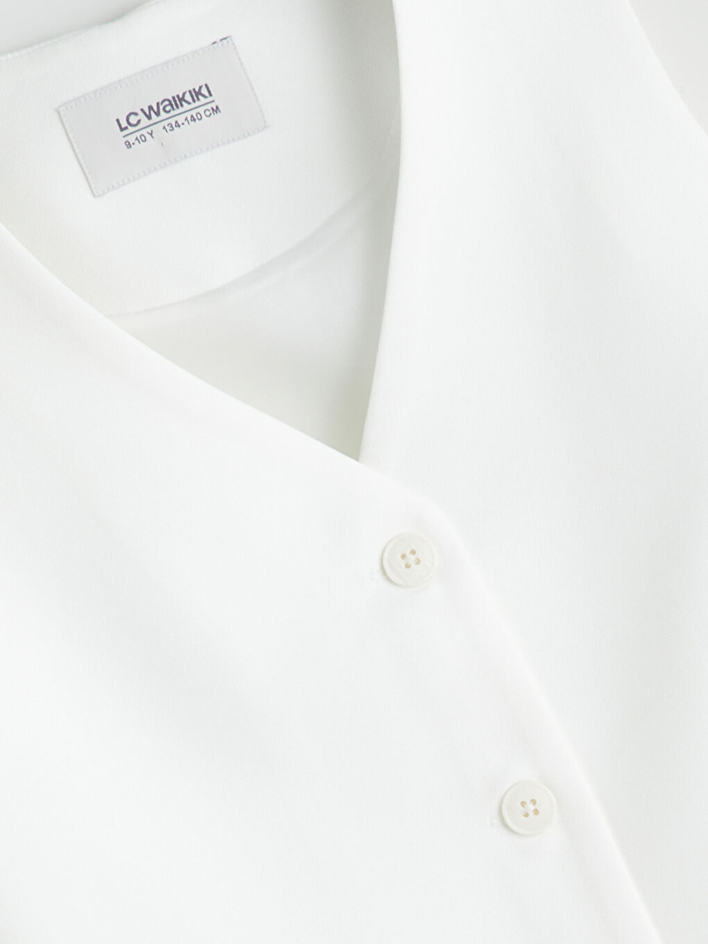 V Neck Girls' Classic Vest-1