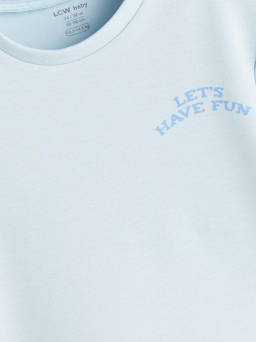 Mavi Baskılı Erkek Bebek Tişört ve Şort 2'li Takım-2