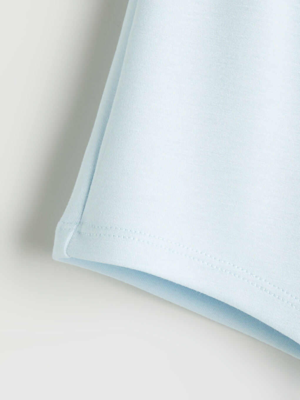 Mavi Baskılı Erkek Bebek Tişört ve Şort 2'li Takım-5